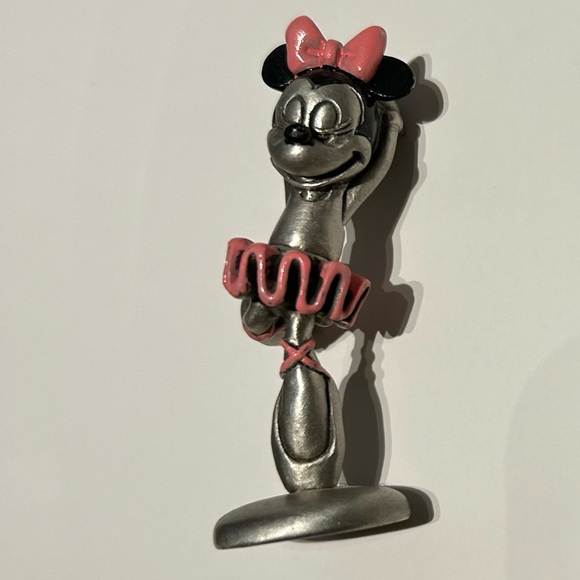 Disney Hudson Fine Pewter Ballerina Minnie Mouse Figure - Picture 1 of 4